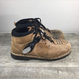 Icon Super Duty 4 Leather Motorcycle Mens Riding Biker Soft Toe Boots Size 11 US